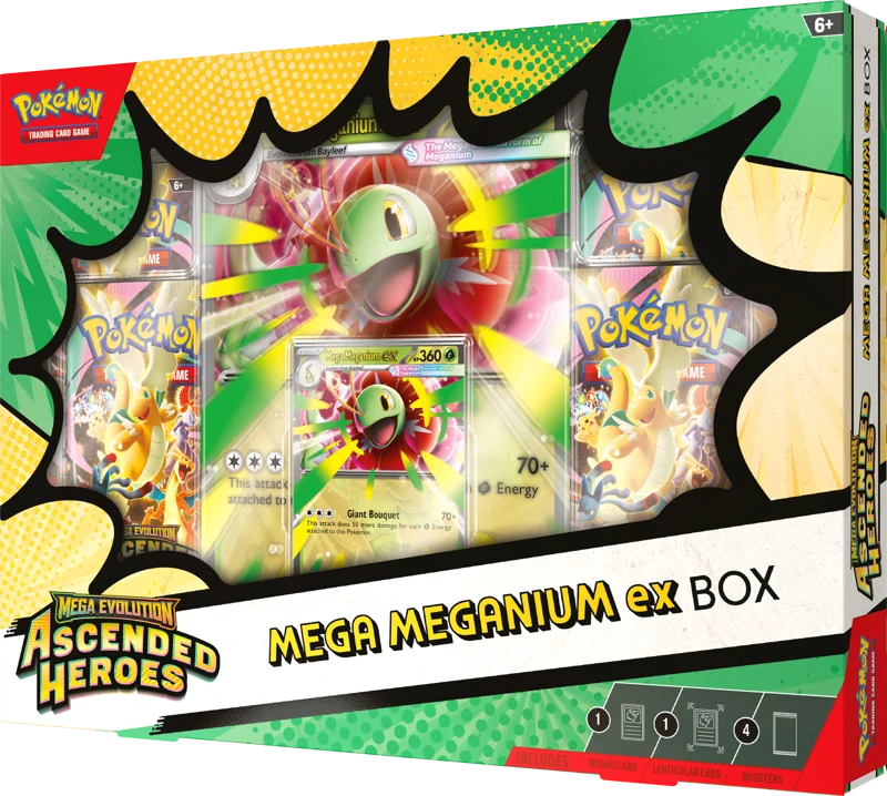 Pokémon PCG: Ascended Heroes Mega Meganium Ex Box